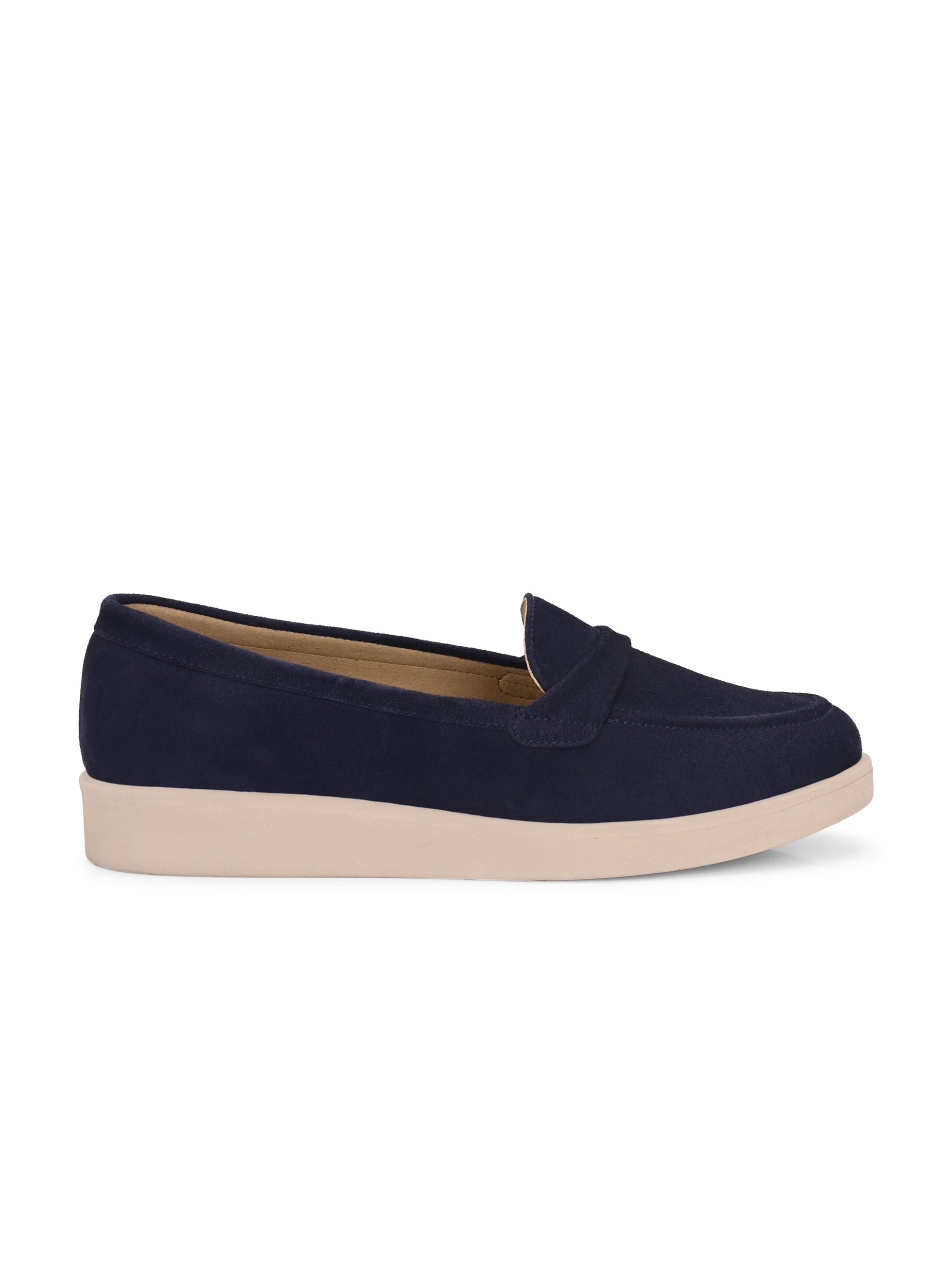 Aero-Glam Suede Loafers by Lady Boss