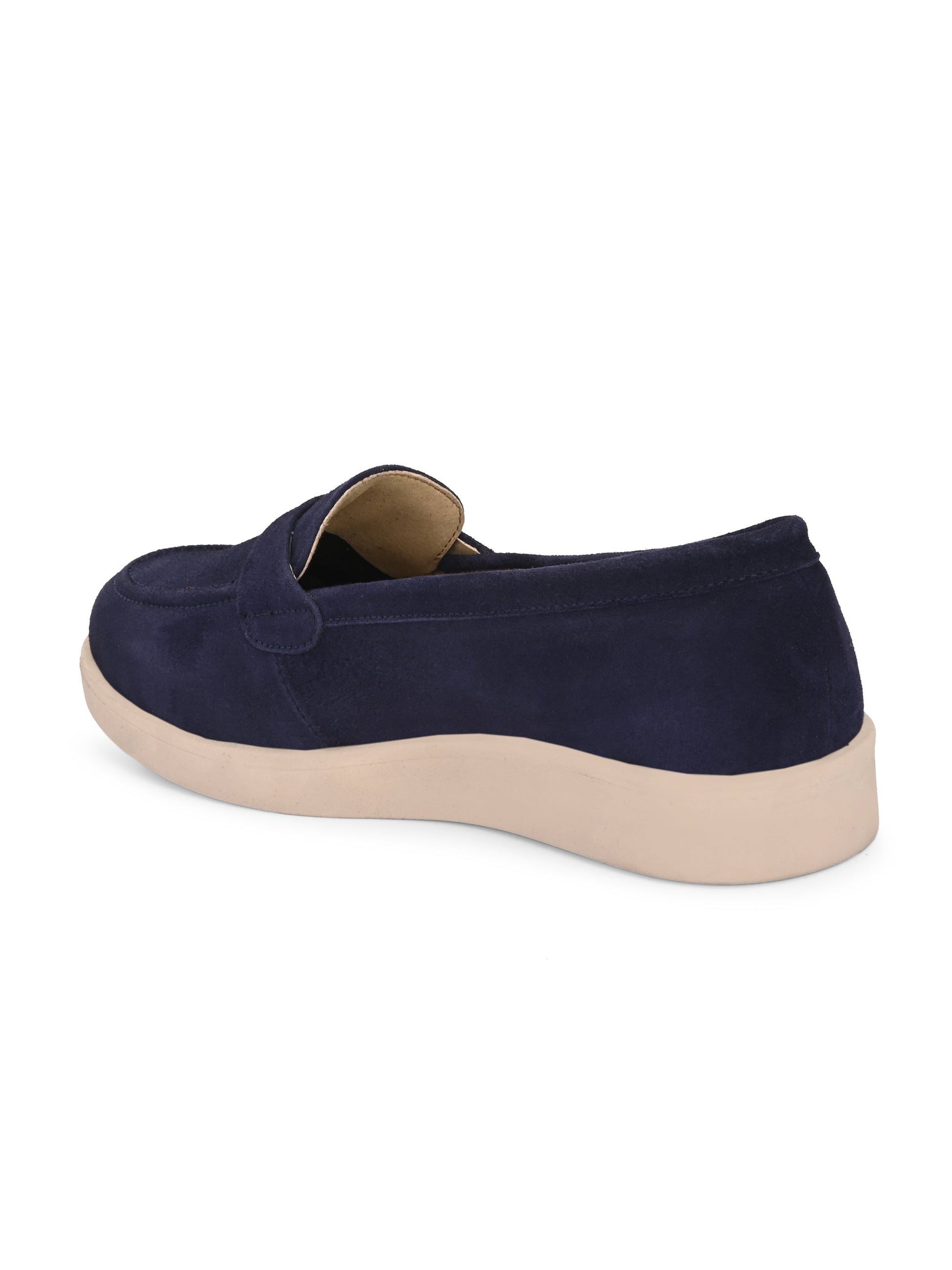 Aero-Glam Suede Loafers by Lady Boss
