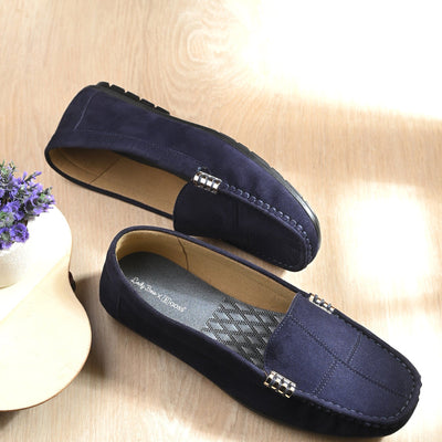 Marbella Suede Loafers by Lady Boss