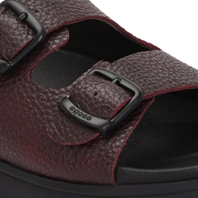 Comet Leather Slippers by Aspeerio