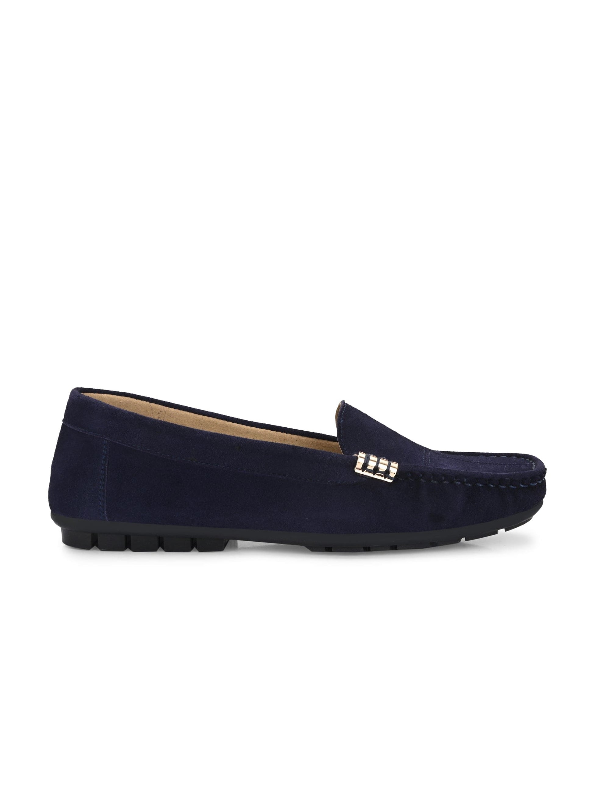 Marbella Suede Loafers by Lady Boss