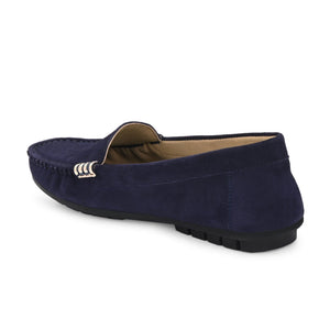 Marbella Suede Loafers by Lady Boss