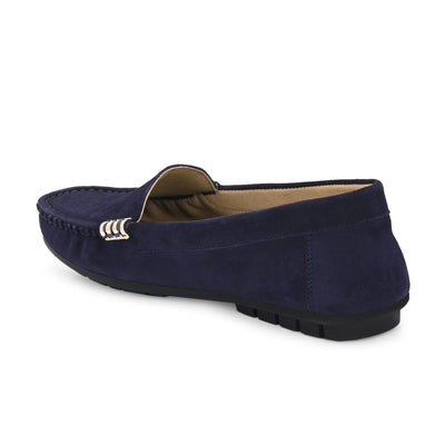 Marbella Suede Loafers by Lady Boss
