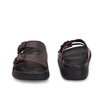 Comet Leather Slippers by Aspeerio