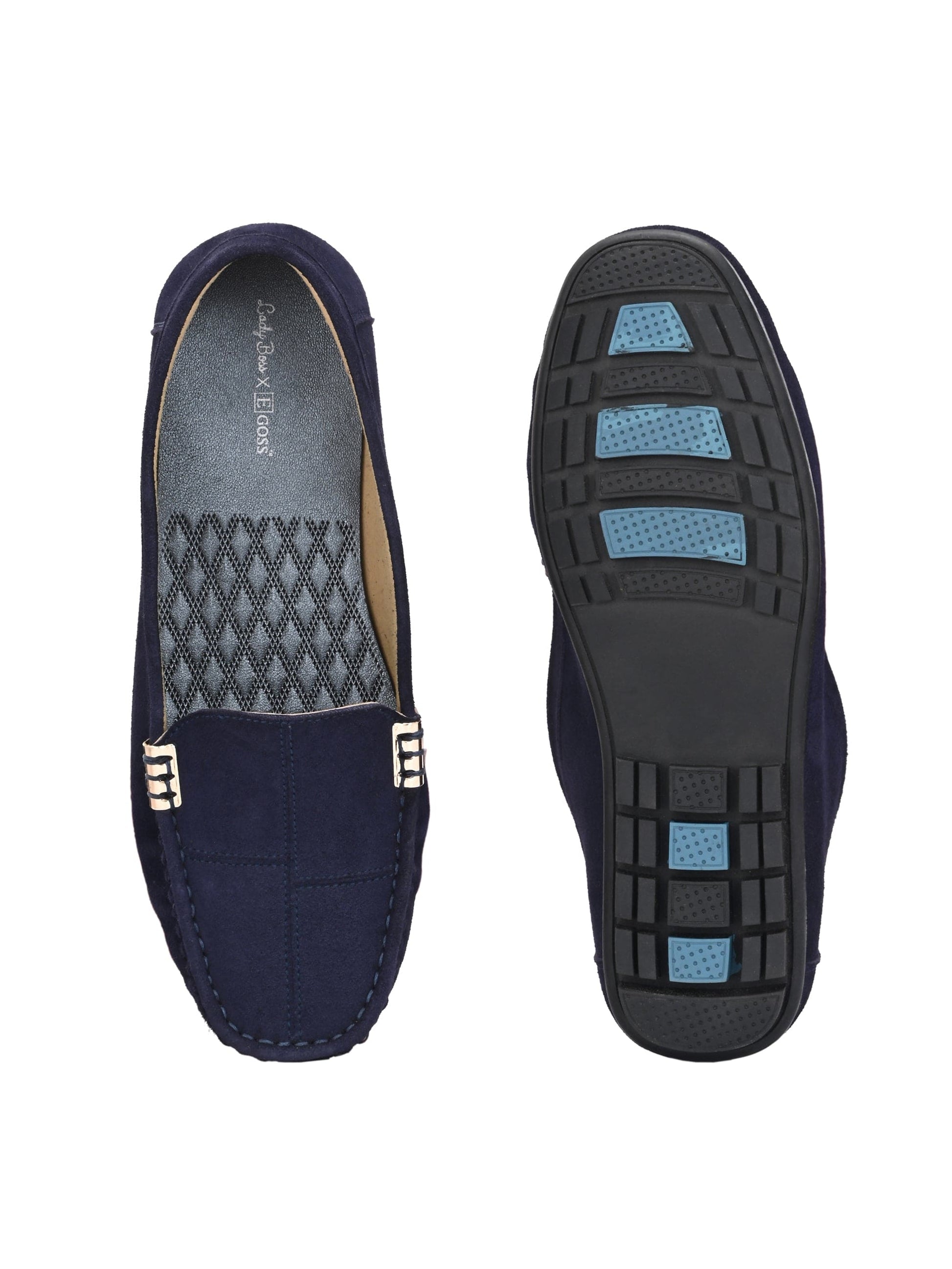Marbella Suede Loafers by Lady Boss