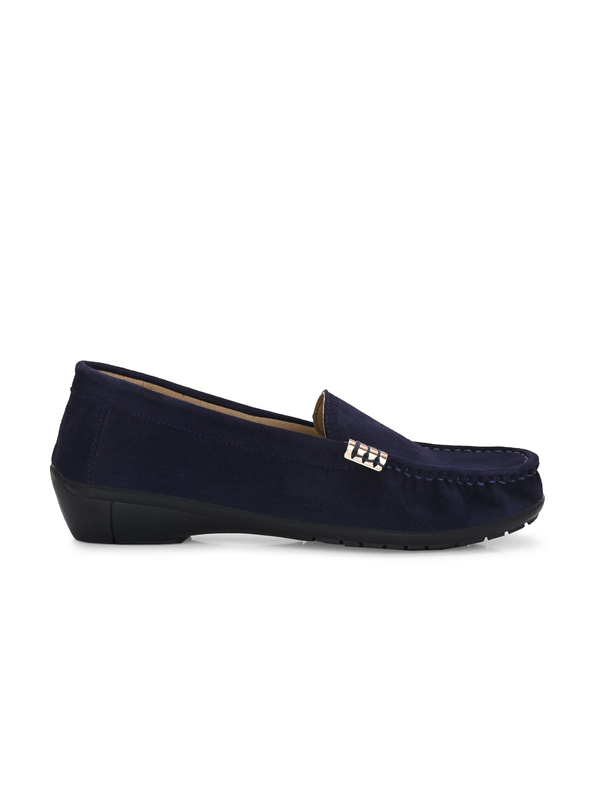 Santorini Suede Loafers by Lady Boss