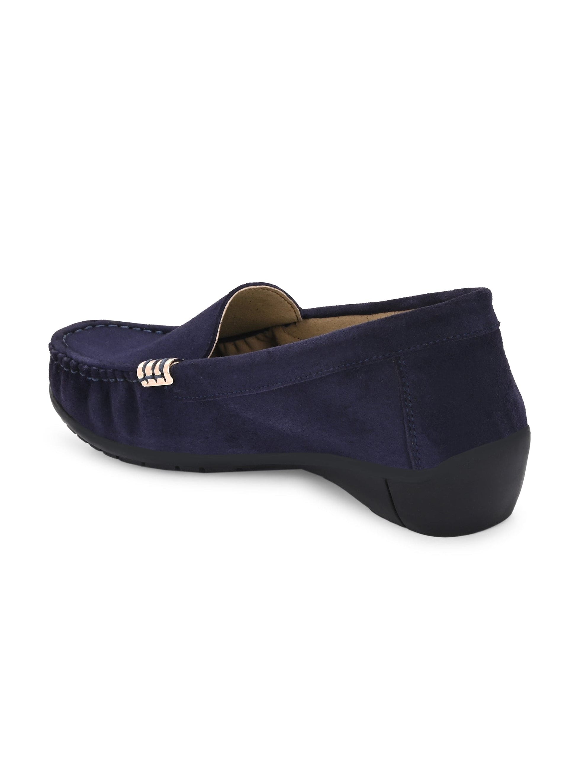 Santorini Suede Loafers by Lady Boss