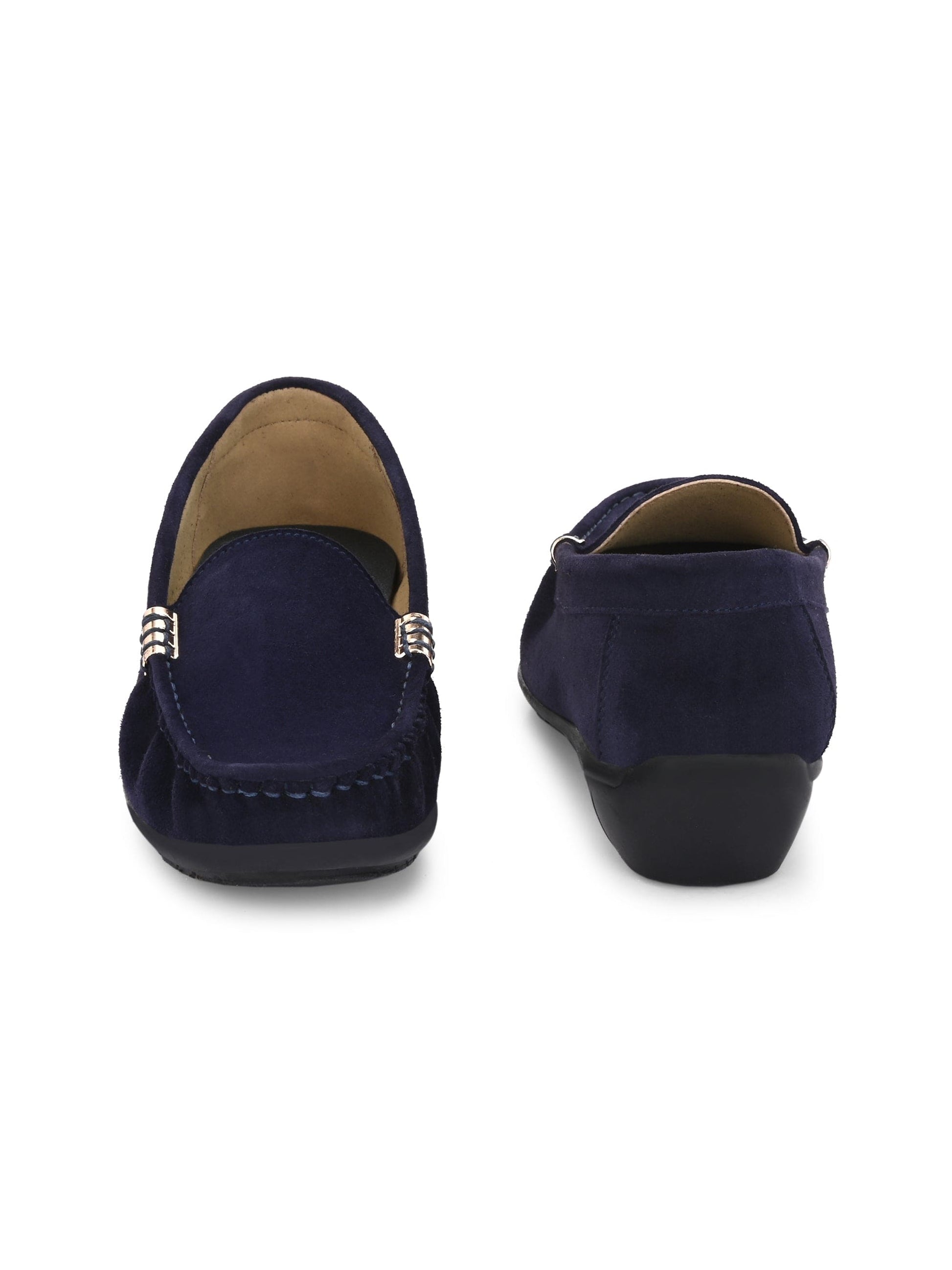 Santorini Suede Loafers by Lady Boss