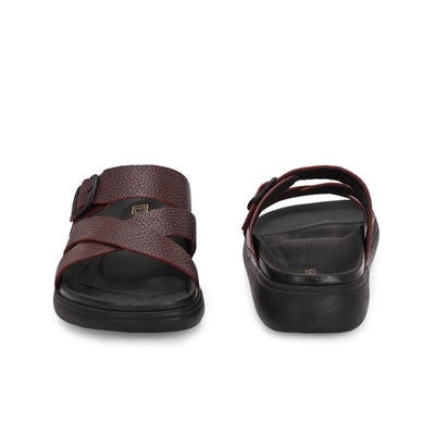 Comet Leather Slippers by Aspeerio