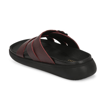 Comet Leather Slippers by Aspeerio