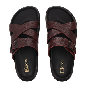 Comet Leather Slippers by Aspeerio