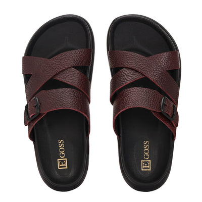 Comet Leather Slippers by Aspeerio
