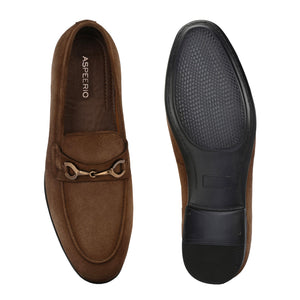 Stardust Buckled Loafers by Aspeerio