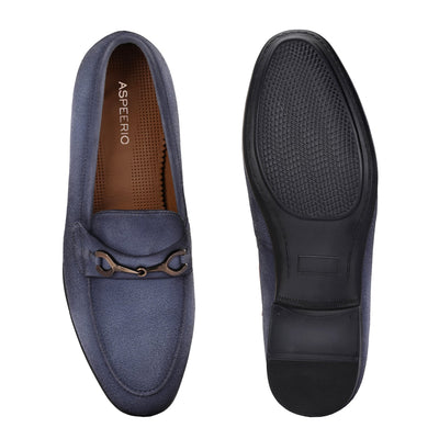 Stardust Buckled Loafers by Aspeerio
