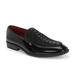 Titanium Party Loafers by Aspeerio