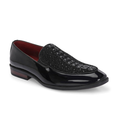 Titanium Party Loafers by Aspeerio
