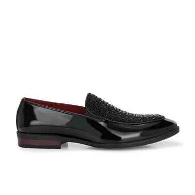 Titanium Party Loafers by Aspeerio
