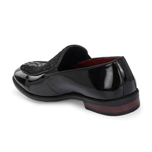 Titanium Party Loafers by Aspeerio