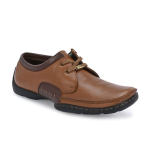 Egoss Casual Derby Lace Up Leather Shoes For Men