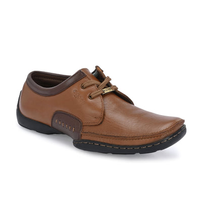 Egoss Casual Derby Lace Up Leather Shoes For Men
