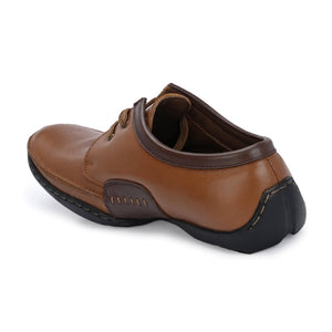 Egoss Casual Derby Lace Up Leather Shoes For Men