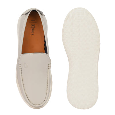 Egoss Gold Slip-On Sneakers For Men