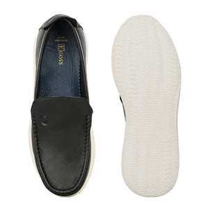 Egoss Gold Slip-On Sneakers For Men