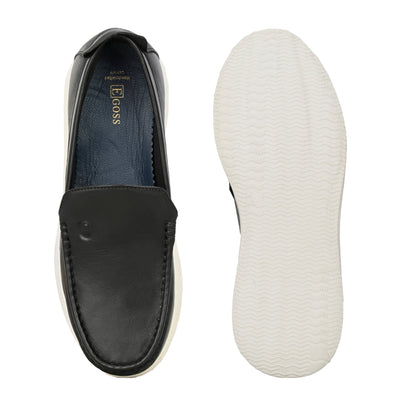 Egoss Gold Slip-On Sneakers For Men