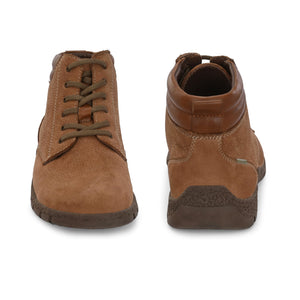 Mudtrail Lace-Up High Ankle Boots by Aspeerio