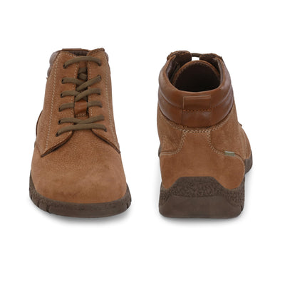 Mudtrail Lace-Up High Ankle Boots by Aspeerio