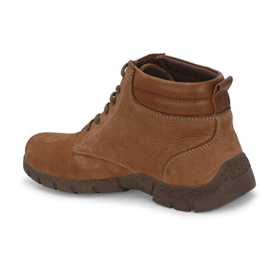 Mudtrail Lace-Up High Ankle Boots by Aspeerio