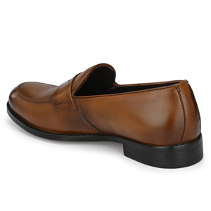 Egoss Formal Penny Loafers For Men with Textured Top