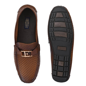 Egoss Buckled Casual Loafers For Men