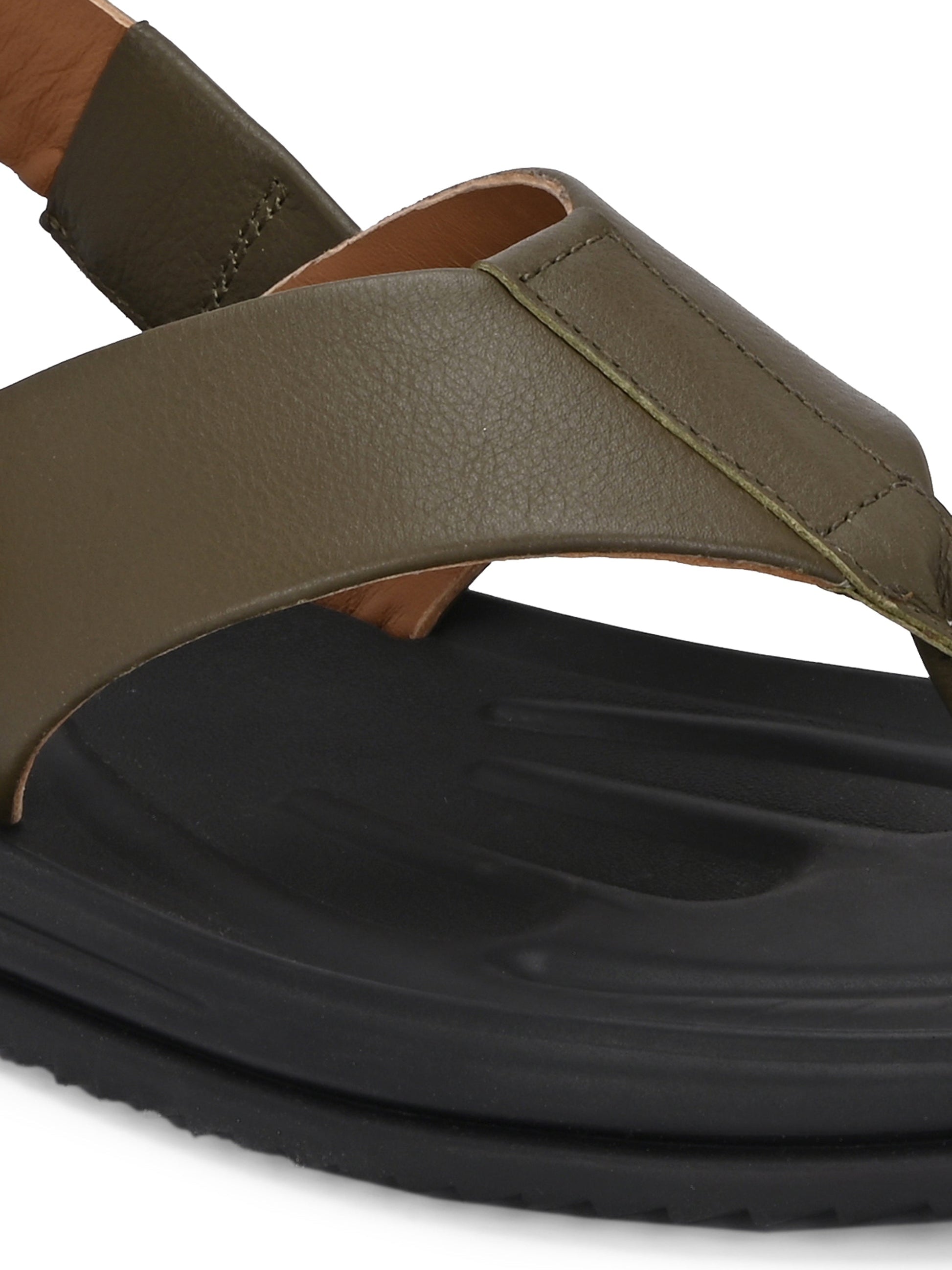 Comet Leather Sandals by Aspeerio