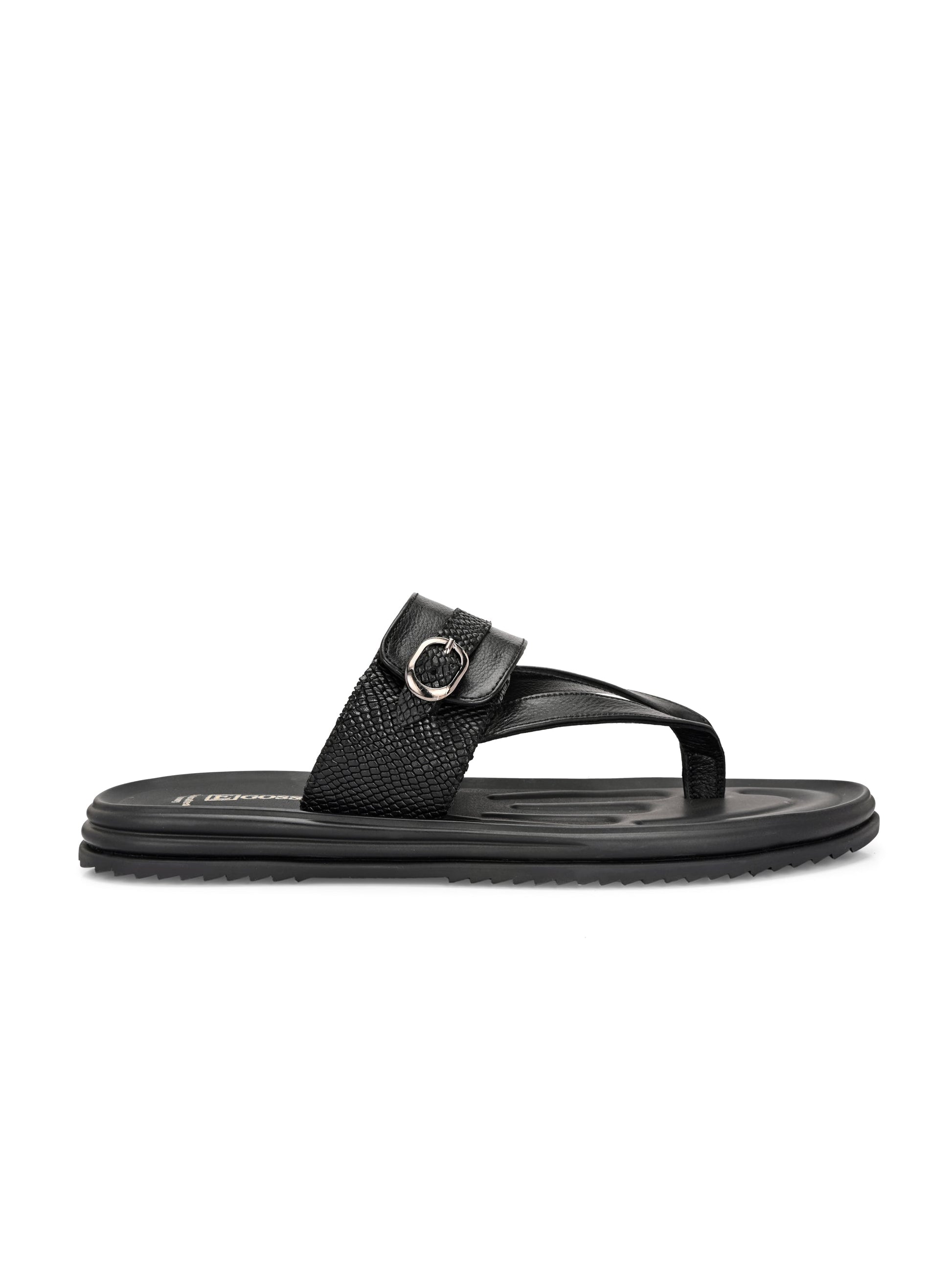 Comet Leather Slippers by Aspeerio