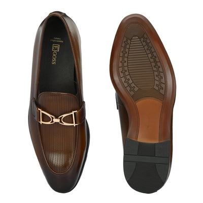 Egoss Formal Buckled Loafers For Men