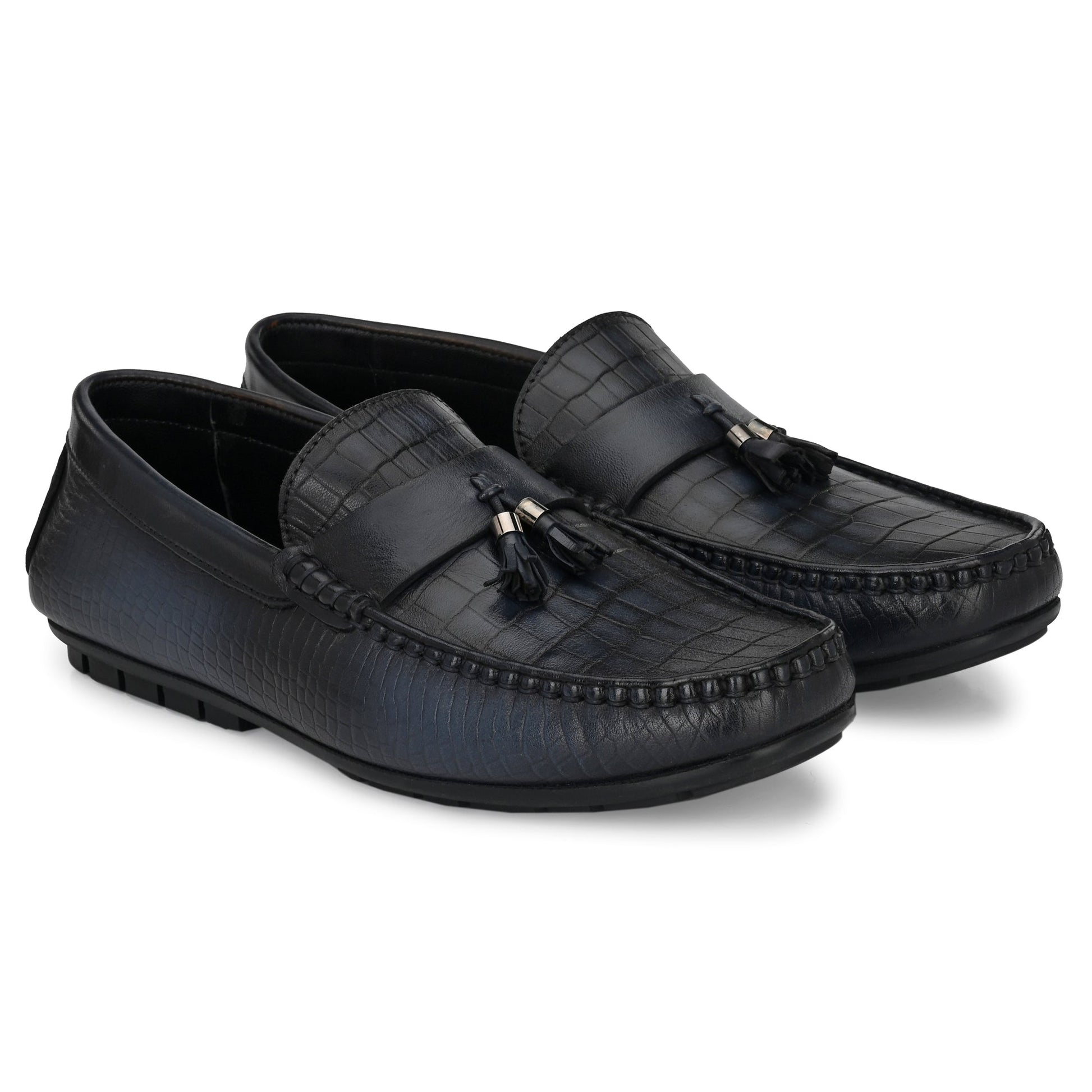 Egoss Tassel Formal Leather Loafers Shoes For Men