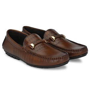 Buckled Formal Loafers For Men by Egoss