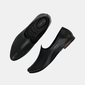 Black Malaga Jooti by Lafattio