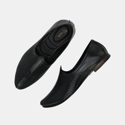Black Malaga Jooti by Lafattio