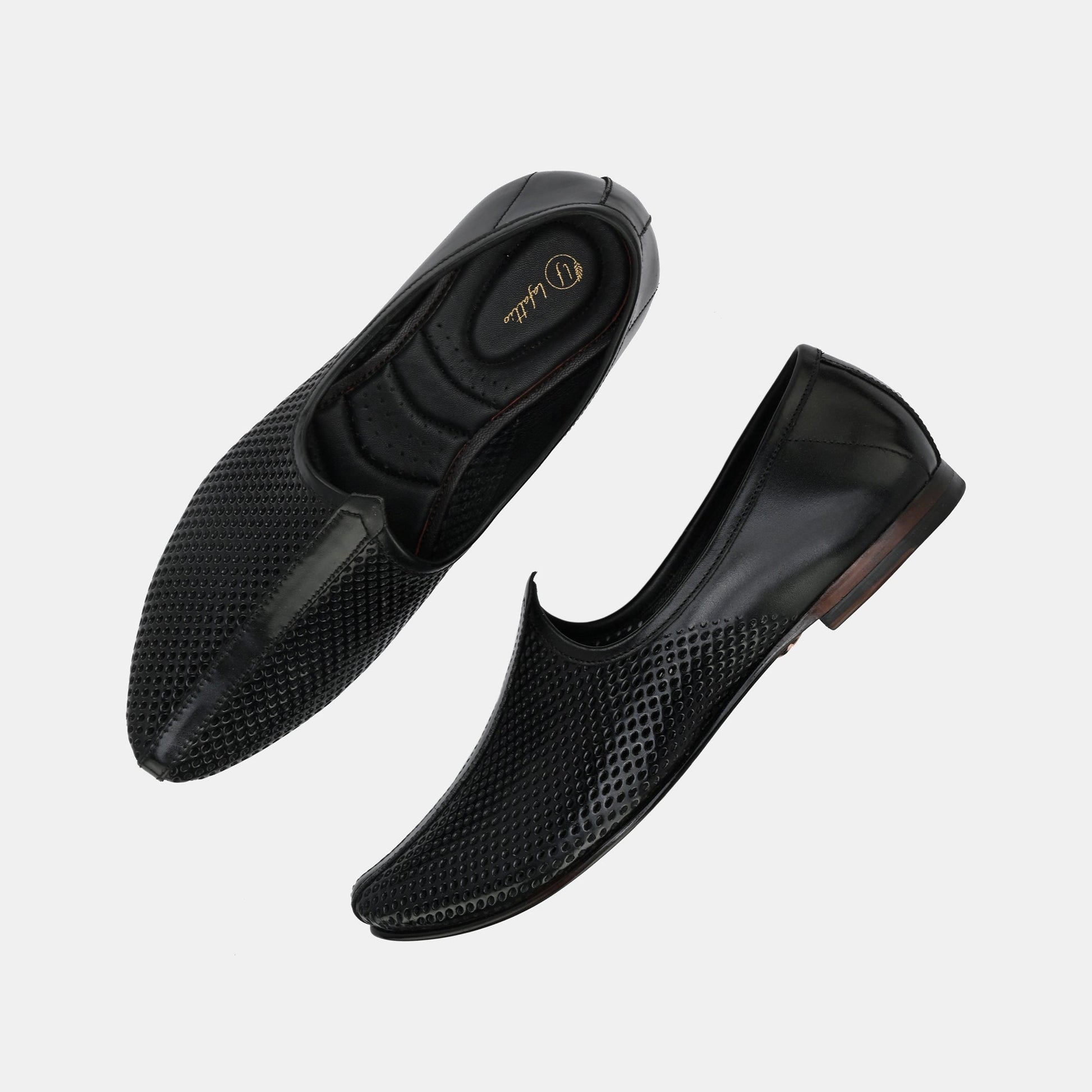 Black Malaga Jooti by Lafattio