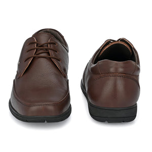 Egoss Casual Derby Lace Up Leather Shoes For Men