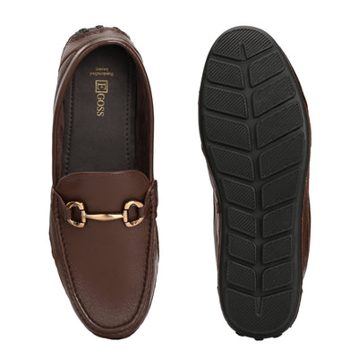 Egoss Casual Leather Loafers For Men
