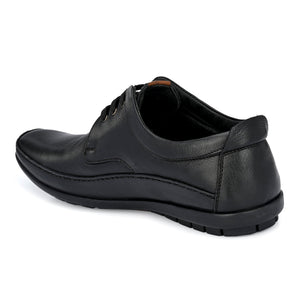 Egoss Leather Casual Lace-Up Shoes For Men