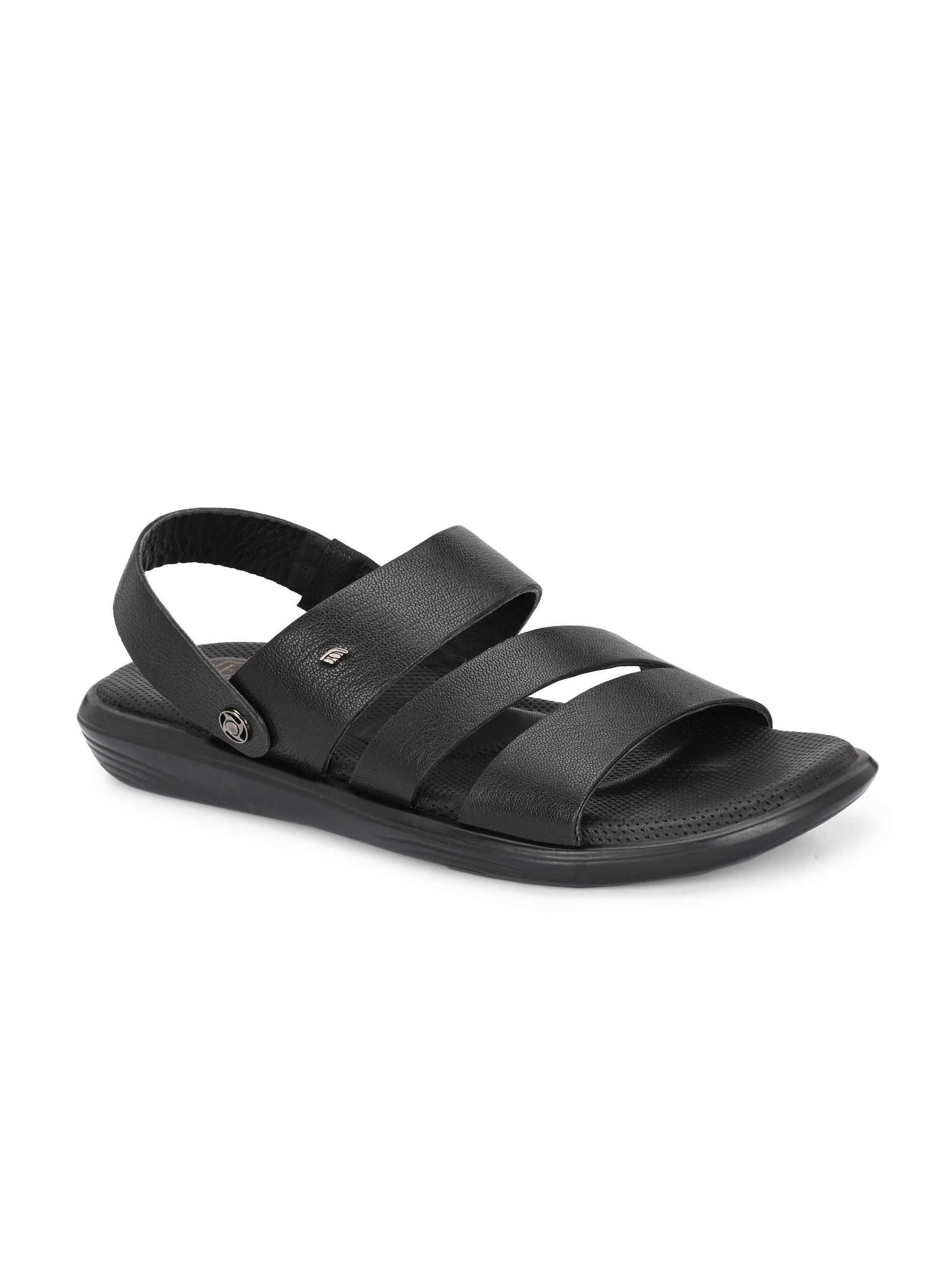Egoss Leather Slippers For Men