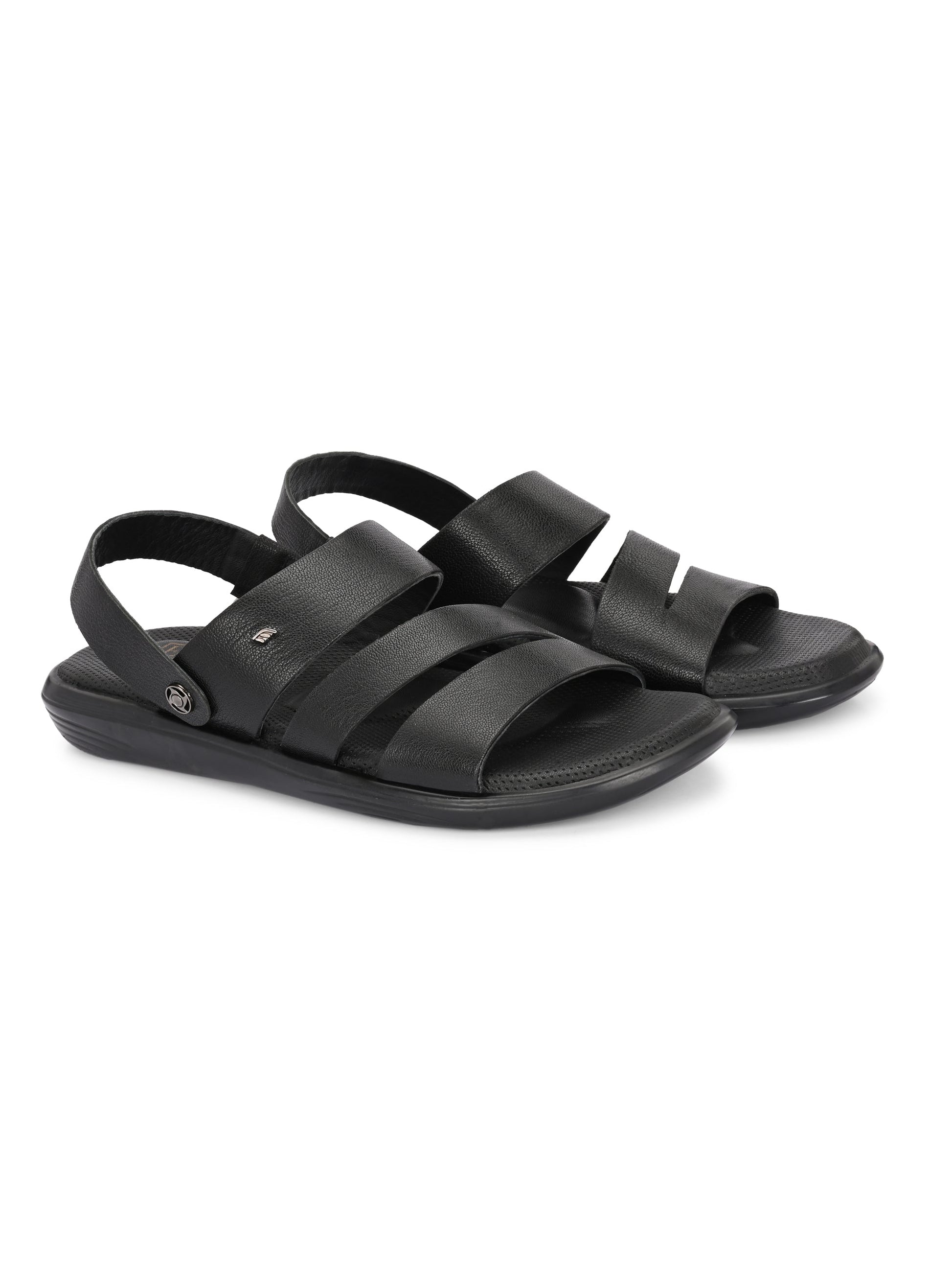 Egoss Leather Slippers For Men