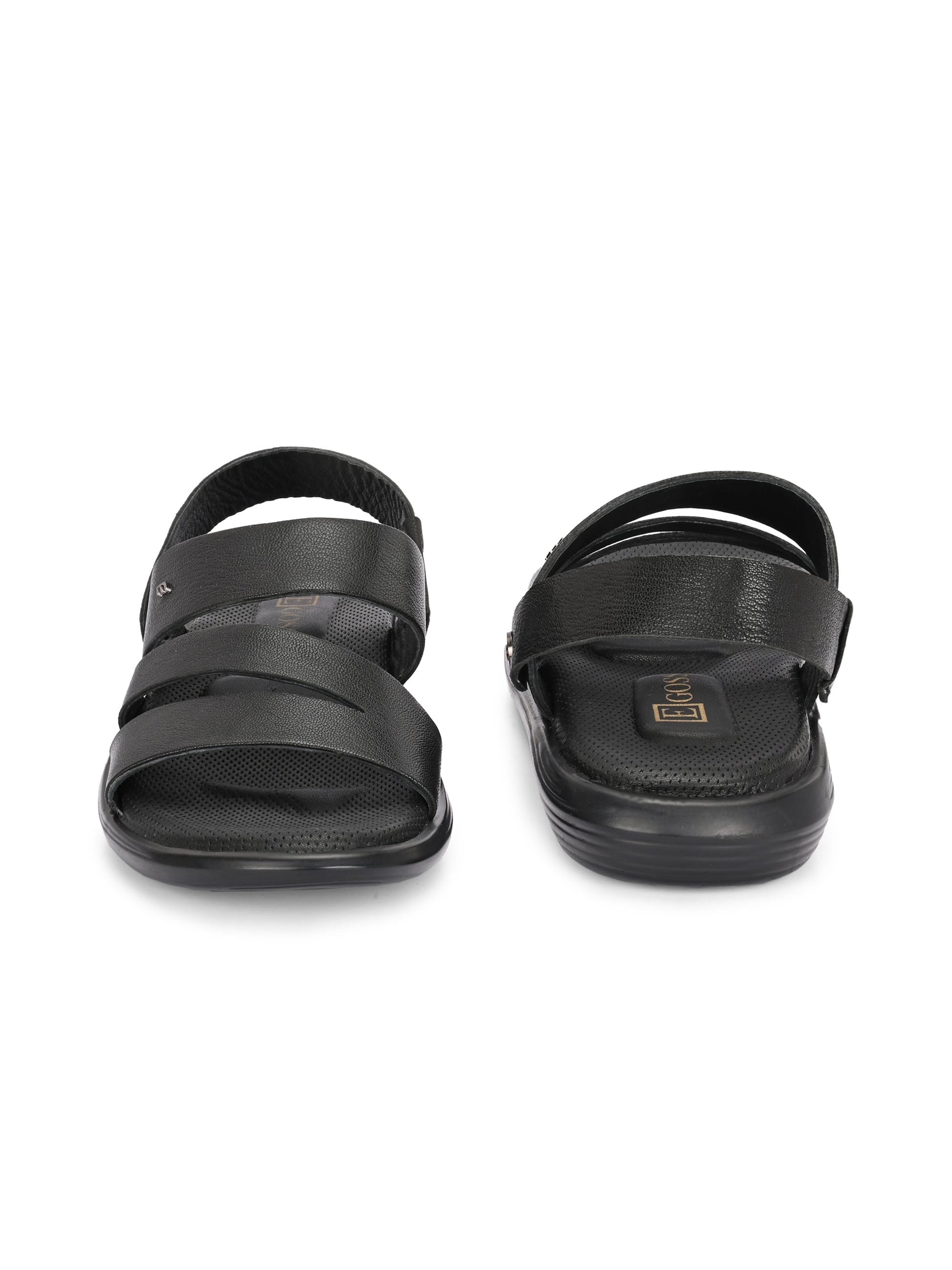 Egoss Leather Slippers For Men