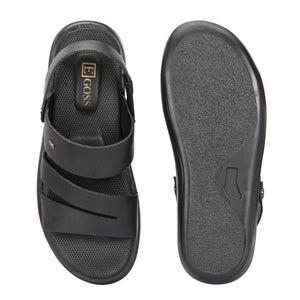 Egoss Leather Slippers For Men