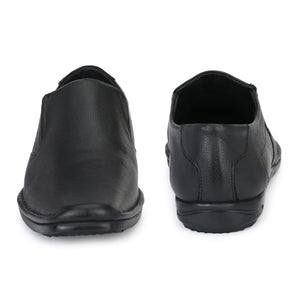 Egoss Leather Casual Slip On Shoes For Men