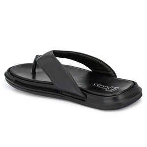 Egoss Leather Slippers For Men